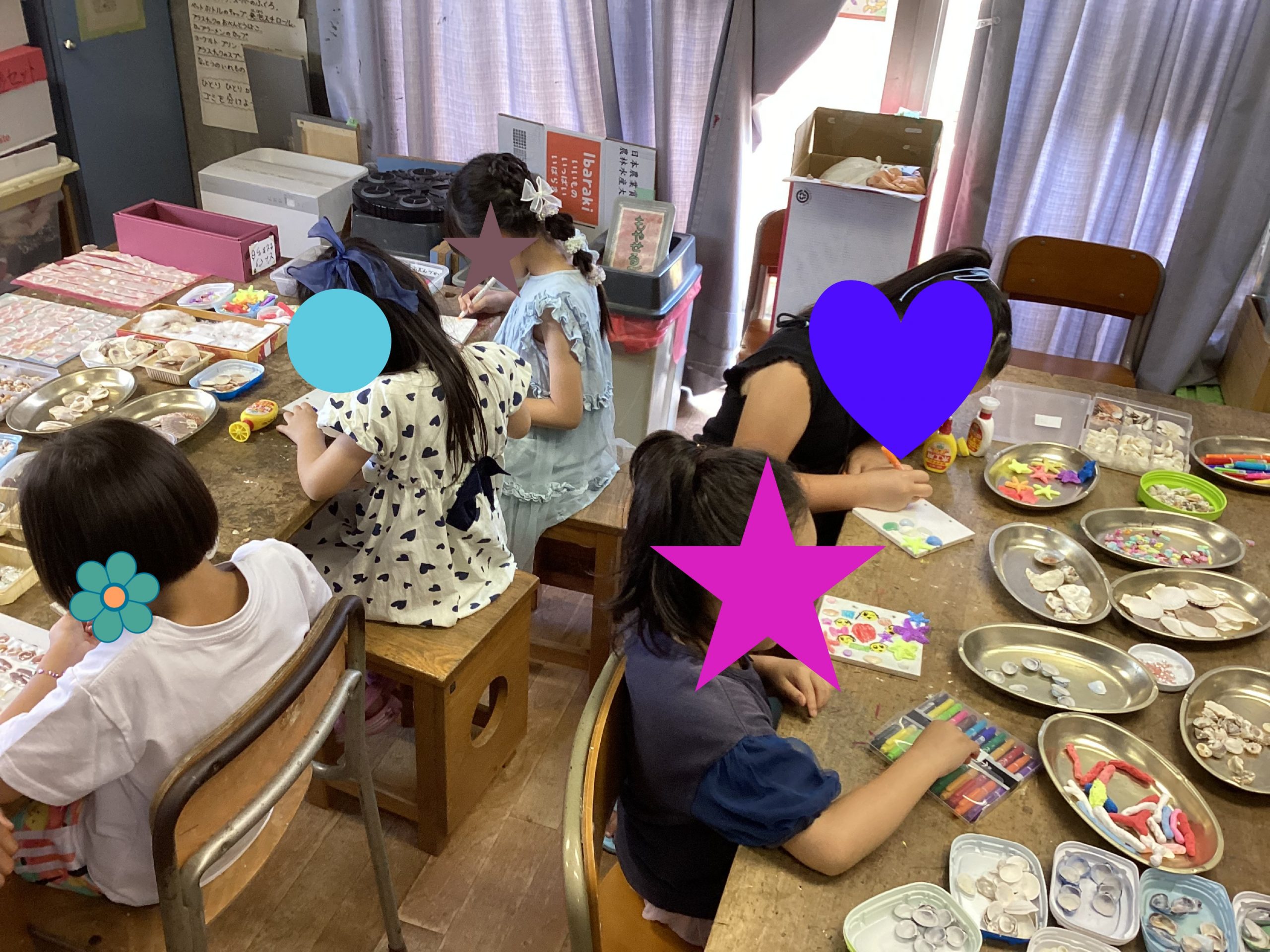 わくわく工作「貝殻細工」